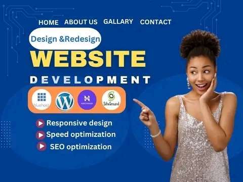 I will design professional website on WordPress WIX hostinger GoDaddy