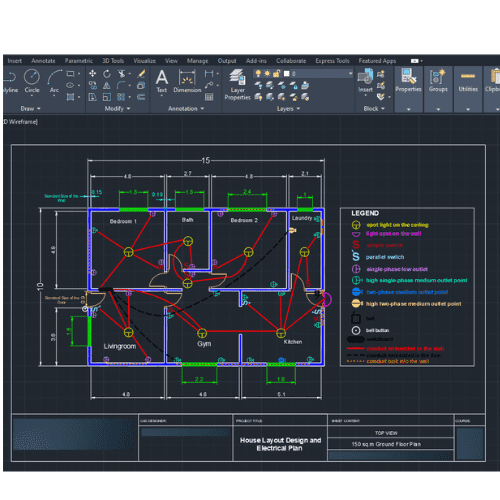 I am an expert in making AutoCad home layout designs.