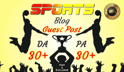 I will publish the guest post on da 30 sports blog