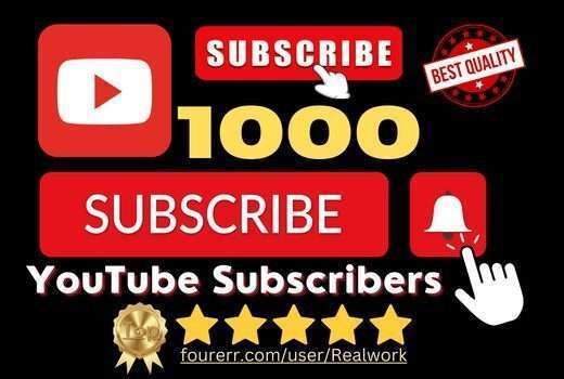 I will promote your Youtube Channel and Increase 1000 Subscriber