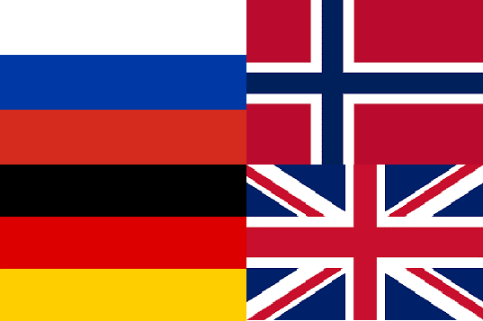 I will translate from Russian, German and Norwegian to English