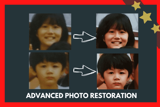 restore and upscale low resolution, old, blurry image image 3