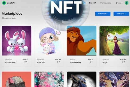 I will create a nft marketplace with erc721 and erc1155 image 1