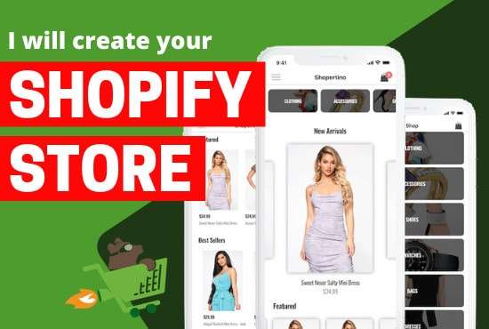 I will create and design your SHOPIFY store.