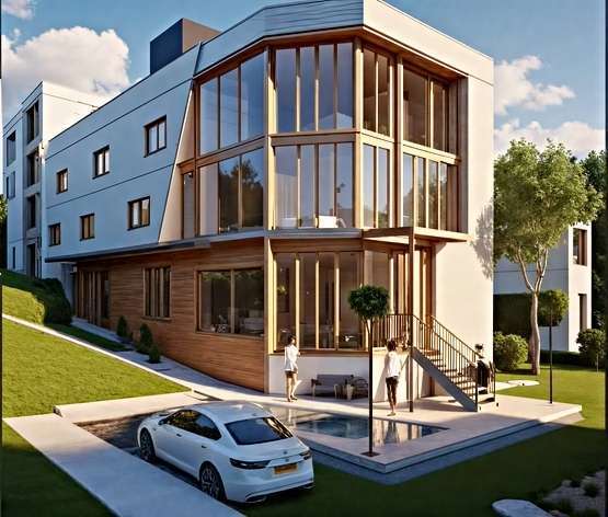 Residential Building Design – Modern Facade & Ready Plans