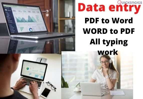 I will do fast and accurate typing jobs, encoding etc.