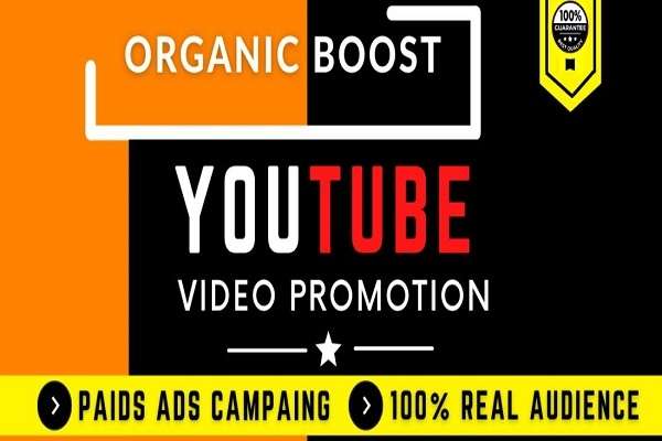 I will do fast organic youtube promotion