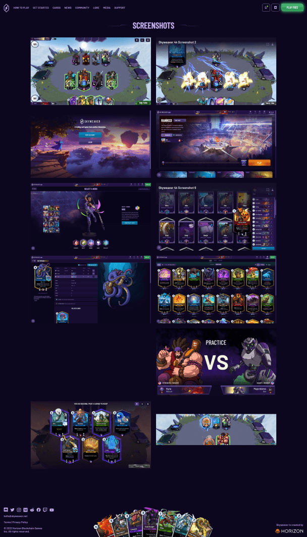 I will provide NFT Game Site.