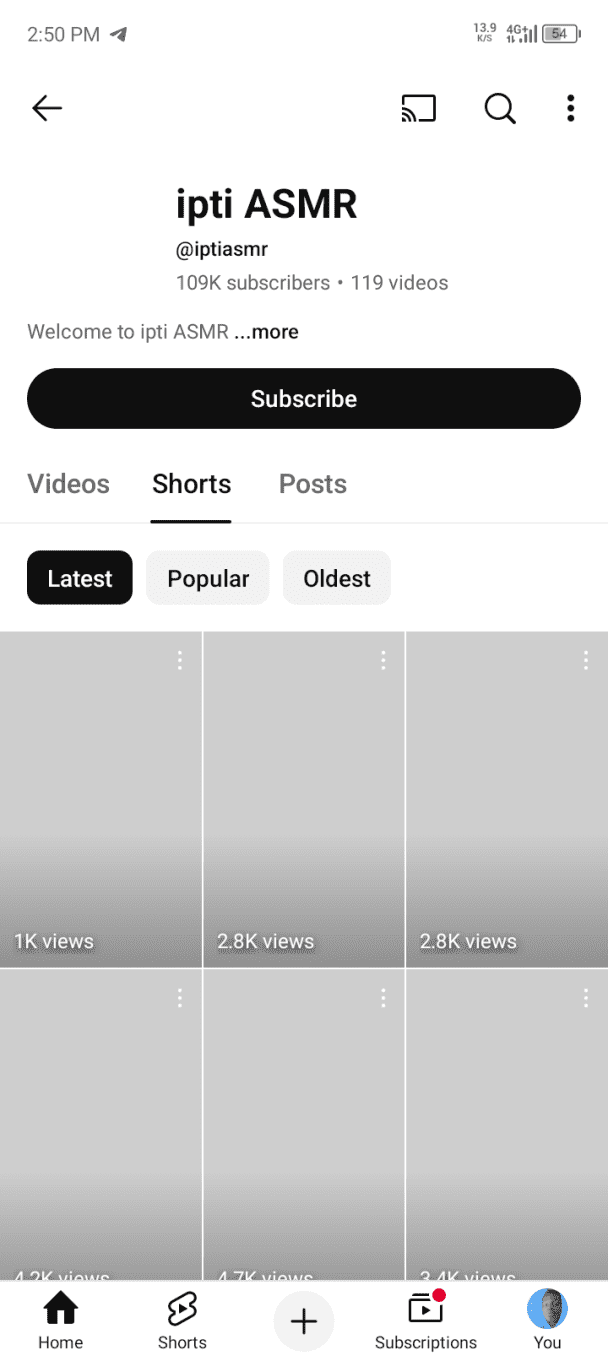 YouTube channel for sell