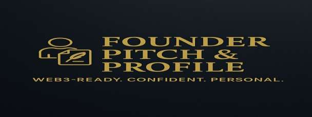 I will write your Web3 start-up pitch or founder profile