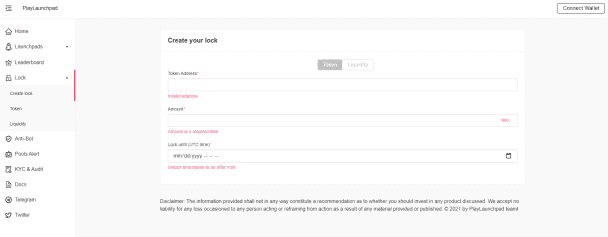 I will provide you LaunchPad like dxsale and pinksale