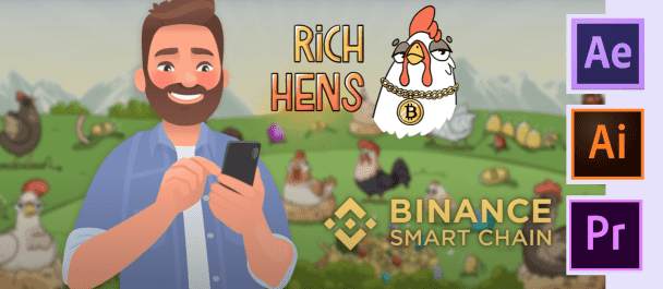 Crypto animation | 2d animated video | 7030.studio
