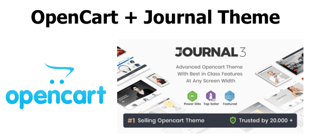 I will install OpenCart v3.0.2.0 or v3.0.3.8 + Journal Theme for you. (Fresh Installation)