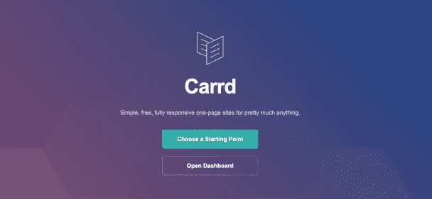 Carrd Pro Landing Pages