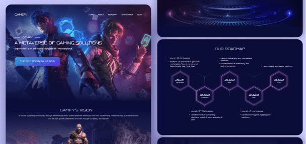I will develop decentraland game, nft game website, p2e game