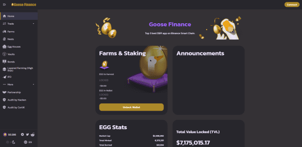 Fork Goose Defi