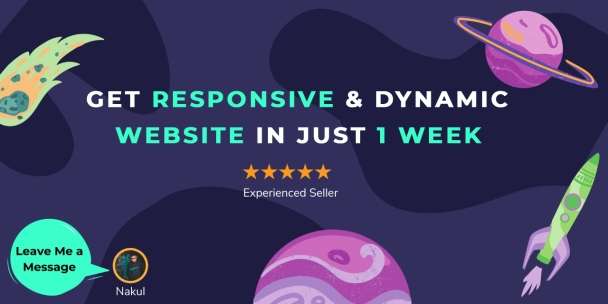 Launch your WordPress Website in just 1 week.