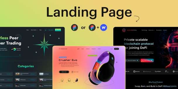 Landing page design