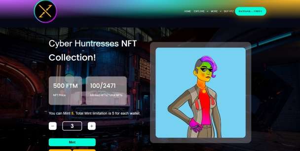 NFT Minting Smart contract & Website & metadata