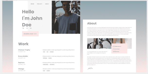 aesthetically pleasing Portfolio for you