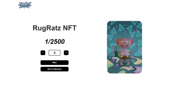 NFT Minting Smart Contract & Website & Metadata on ERC-721