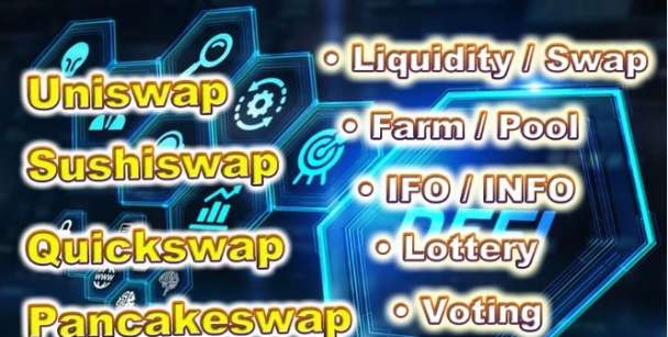 fork pancake swap, uniswap and sushi swap