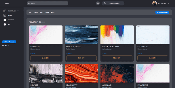 Smart contract and Dapp using React, Web3JS