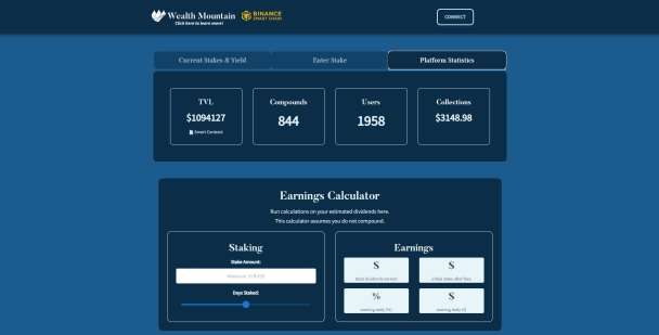 I will fork wealth mountain project