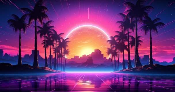 I will produce 80s-inspired synthwave or deep house music