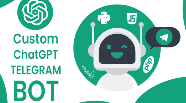 I will make chatgpt telegram bot using python PHP javascript