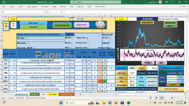 Smart Crypto Trading Excel Tool | Real-Time Signals, Backtesting & Portfolio Management