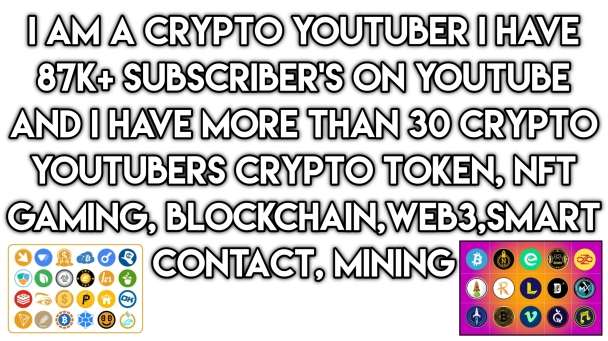 CRYPTO YOUTUBER MARKETING