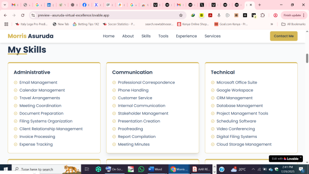 I will provide reliable and efficient Virtual Assistant services for Admin, email & task management.
