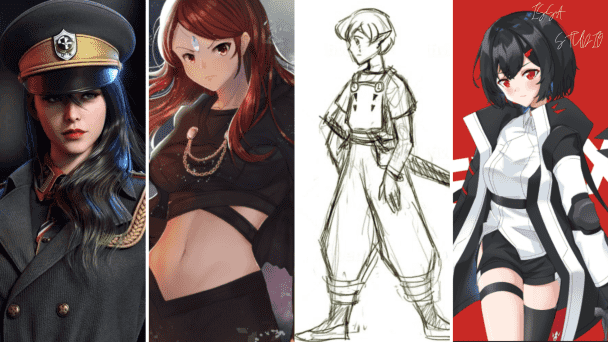 I will draw your NFT character in Anime and manga style