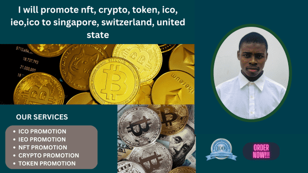 I will promote your nft, crypto, and metaverse project on twitter