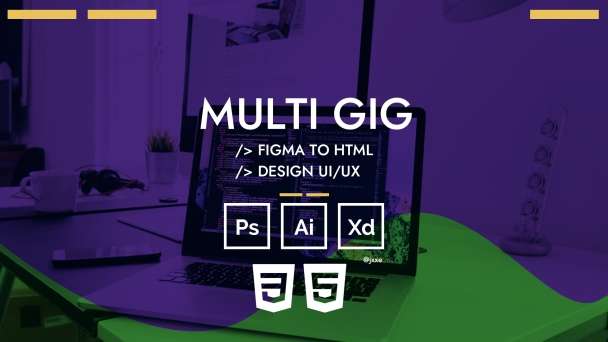 UI/UX Design: XD & Figma to HTML and CSS