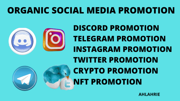 I will do organic viral NFT , crypto and website promotion