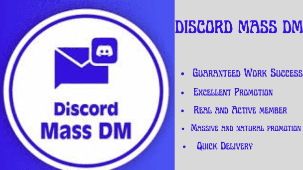 I will 100k discord mass dm , discord promotion, nft promotion, nft dicordmass dm