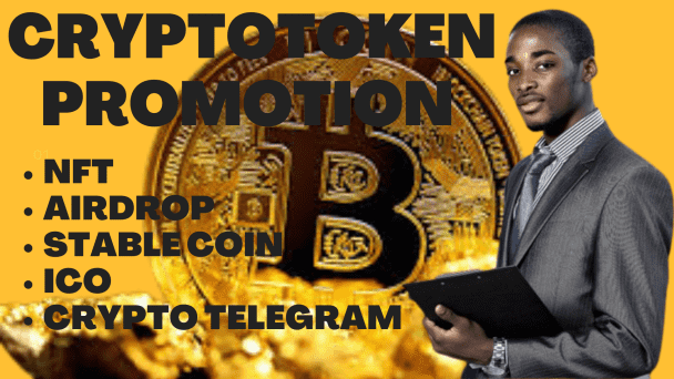 I will promote ico, crypto, token, coin, airdrop, NFT on Twitter, telegram to real investors and targeted audience