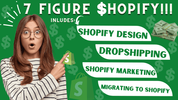 I will design a professional  shopify store, dropshipping store and shopify website