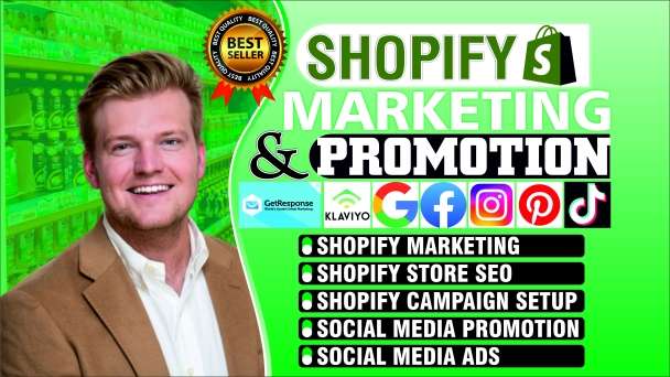 I will promote shopify store, shopify marketing, website traffic, shopify sales