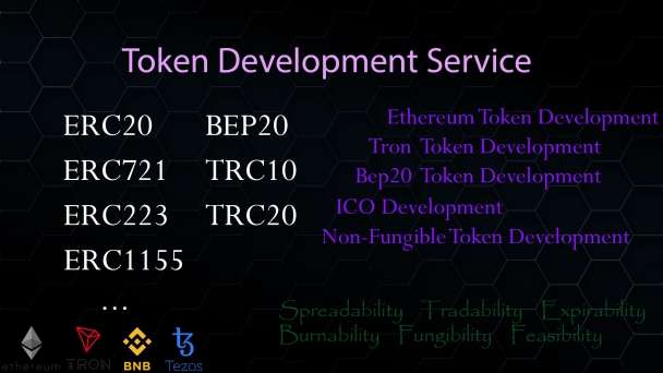 I will create ERC/TRC/BEP Tokens