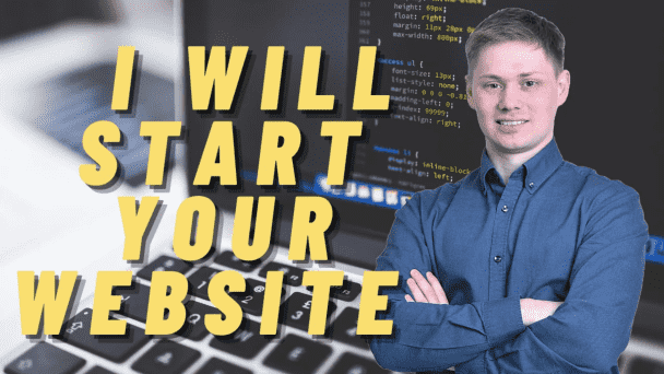 Website for business with E-commerce and blog