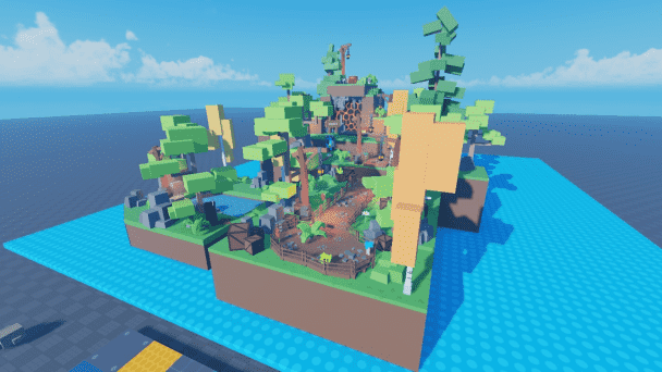 I will build a complete roblox game, roblox map, roblox script, game development