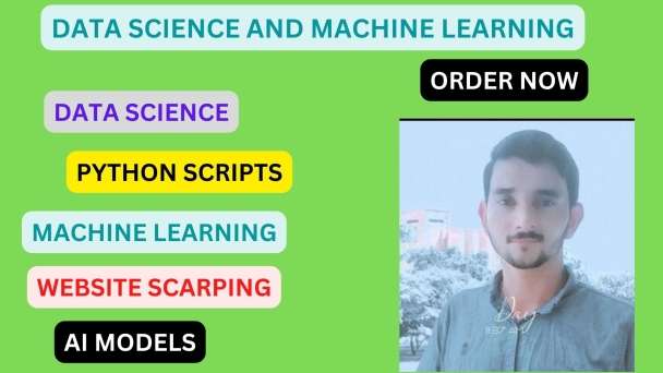 I will do machine learning, data science, and data analysis in python