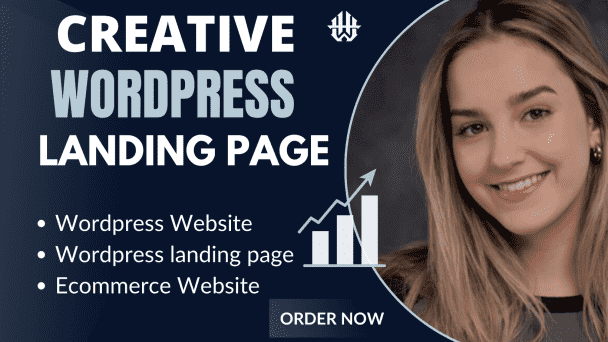 I will create a responsive wordpress website or landing page with elementor pro