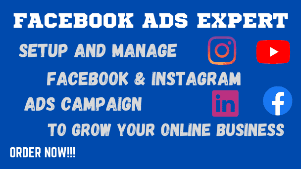 I will be your certified Facebook ads manager
