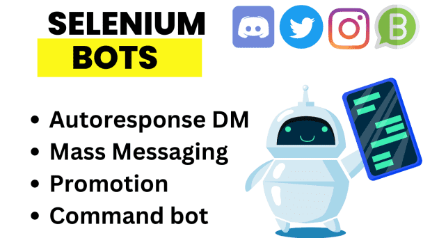 I will make bots, browser automation and web scrapers for any task