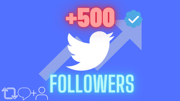 I will Add +500 TWITTER followers in less than 24h