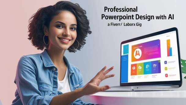 I will design stunning PowerPoint slides using AI